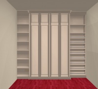 Гардеробный шкаф в шпоне бука от 45 тыс за метр