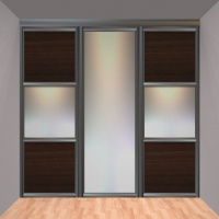 Гардеробная ЛДСП с фасадом от 25 тыс. за метр