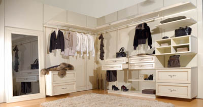 Понятие как «гардеробная комната» появилось в обиходе в России только в конце 19 века.