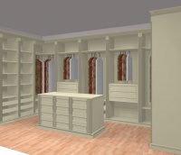 Гардеробная классика из ДСП и бука от 40 тыс